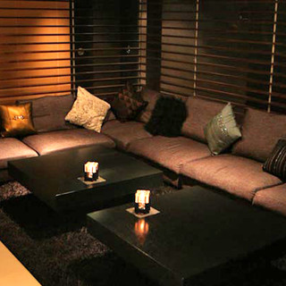 Just like your living room ♪ A relaxing space that feels like a home party