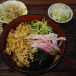 権現山　角屋 - 冷やしたぬきうどん