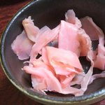 すし重 - 自家製ガリ、