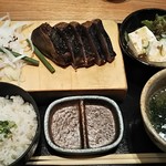 Kouchiken Geisei Mura Tosa Gamon Ihombashi - 鰹の藁焼き定食 1,000円♪