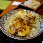 そば処今村 - 「かき揚げ丼」アップ 