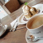 CAFE FLAっと - ケーキセット。