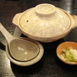 深川 鳩貝 - 鳥雑炊