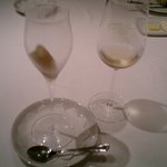 レストラン カーウントカー - 林檎とバジルのソルベ