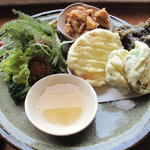 Cafe cha- cha- - そば定食に付く　てんぷら