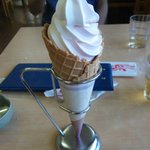 さかたり - バニラ／梅　Mixソフトクリーム