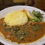 SPICY CURRY 魯珈 - 塩麹チキンカレー～生レモンを添えて～ライス大盛