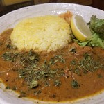 SPICY CURRY 魯珈 - 塩麹チキンカレー～生レモンを添えて～ライス大盛