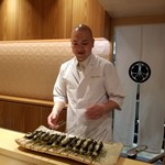 銀座 しのはら - 篠原さんと鮎