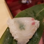 銀座 しのはら - 鯛の笹鮨