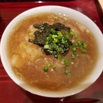 銀座 しのはら - すっぽん出汁のフカヒレ餡かけご飯
