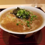 銀座 しのはら - すっぽん出汁のフカヒレ餡かけご飯