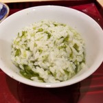 銀座 しのはら - すっぽん出汁のアオサ雑炊