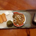 うなぎ亭 友栄 - 珍味三点　1,200円