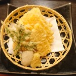 和食処 大ばん - トウモロコシの天ぷら