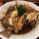Hisabou - 「本日のおすすめ定食」の二皿目、「あら炊き」。家族サイズ(笑)。