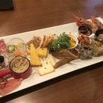洋食&樽生ワイン しもじま亭 - 名物！！本日の前菜20種盛り