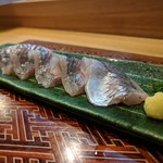 肴とお酒 うを弘 - あじ刺身