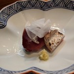 肴とお酒 うを弘 - カツオ藁焼き