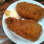 やきとん あかね - ピーマンの肉詰めフライ