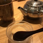 手打そば風來蕎 - 平日のサービス　そば粉のわらび餅