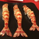 龍文支店 - 車海老。大型で素晴らしいお味！