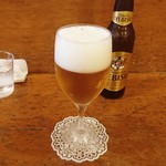 トマト - エビスビール 550円