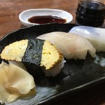 Saburouzushi - ラーメン・すしセット(\800)のお寿司
