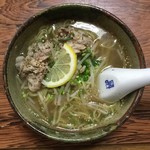 Saburouzushi - ラーメン・すしセット(\800)のラーメン