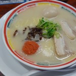 九州じゃんがら - ぼんしゃんラーメン+明太子、半熟卵