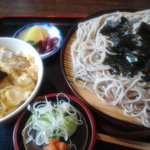 Oomoriya - ざる蕎麦＆ミニかつ丼セット