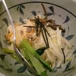 冷麺セットのビビンバ