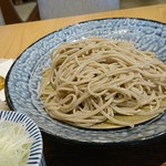 蕎麦と鶏 はんさむ - 星は見えませんが素晴らしい食感です。