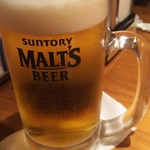 ねぎし - 牛タンにはビールでしょう！