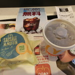 McDonald's - アイスコーヒー＆ソーセージマフィン