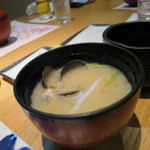 鮨棗 - シジミ白味噌汁(2018年5月)