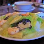 担々亭 - エビかけごはん