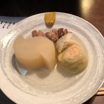 おかめ - 大根、ロールキャベツ、牛すじ