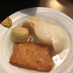 おかめ - 大根、ロールキャベツ、いか天