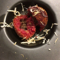 セミーナ - パカんッ、ビーツのライスと鹿肉赤ワイン煮
                
