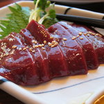 炭火焼肉 こうしん - レバ刺し