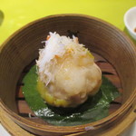 Shizenha Chuu Ka To Wain Dome-Nu - 海老と蟹肉の焼売
