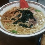 仙台中華そば 銘店嘉一 - 三陸わかめラーメン\900 大盛\120 メンマ150