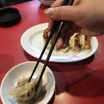 Ranran - 餃子を胡椒酢で