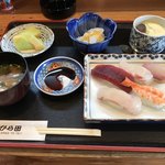 ひら田 - 寿司定食＝８６０円
            