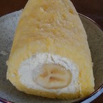 三鴻深瀬菓子店 - バナナボート断面
