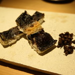 銀座 盡 - 長良川の天然うなぎをバルサミコ酢風味の実山椒で