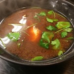 海鮮料理 吾作どん  - H.30.4.7.夕 あさり赤だし 480円税別