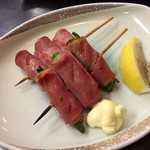海鮮料理 吾作どん  - H.30.4.7.夕 アスパラベーコン