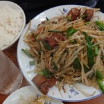 光栄軒 - レバニラ炒め定食(650円)